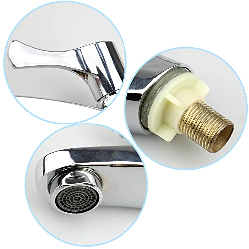 quiodok Bathroom Taps Modern Style Basin Faucet Single Lever Cold Water Sink Taps with Filter Single Cold Water Faucet for Kitchen Bathtub Washroom - Image 4