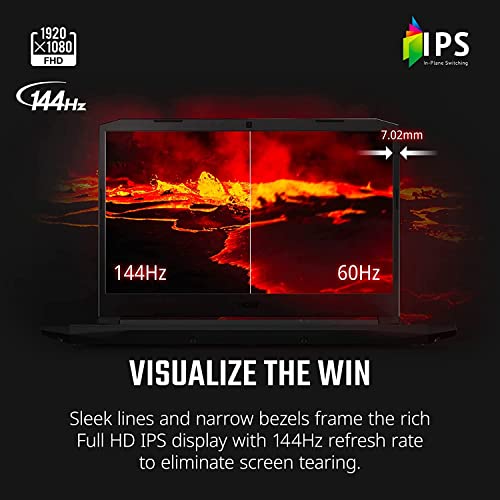 Acer Nitro 5 15.6" Fhd 144Hz Gaming Notebook, Intel Core I7-11800H Processor, Nvidia Geforce Rtx 3050 Ti, 4 Ports, Killer Wi-Fi, Backlit Keyboard, Hdmi, Webcam, Win 11 Home (32Gb Ram | 1Tb Ssd) #TOP4