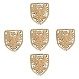 Lord of Battles Large Eagle Shield Belt Studs or Conchos | Hand forged from Brass for Significant...