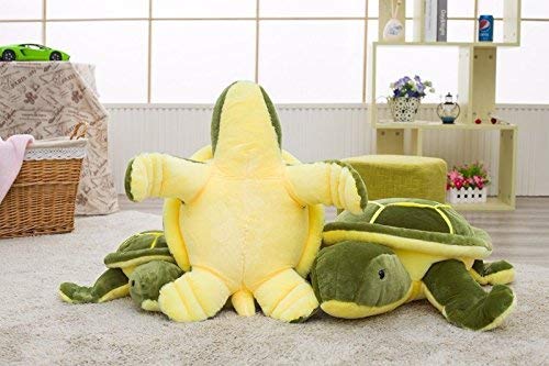 Image of Purple Beats Turtle Tortoise | Stuffed Soft Cute Green Tortoise Big Large Size Plush Toy for Kids as Well as for Giving Gifts on Birthdays or Any Special Occasion | (Turtle 45cm)