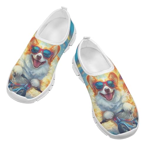 Toddler's Slip-On Low Top Sneakers Walking Casual Soft Hiking Shoes Breathable Lightweight Shoes Flat Shoes Holiday Cycling Shoes US Size 11-154