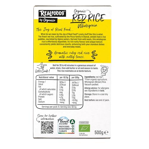 Organico Wild Red Rice Wholegrain 500g image 4