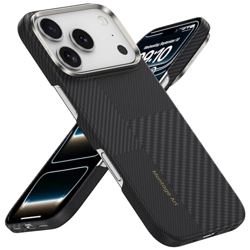 Coque Dupont Kevlar pour iPhone 17 Pro Max avec technologie magnétique Magsafe