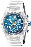 Invicta Men's 19527SYB Speedway Analog Display Swiss Quartz Silver Watch