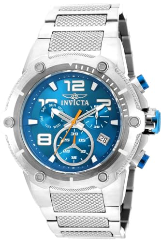 Invicta Men's 19527SYB Speedway Analog Display Swiss Quartz Silver Watch