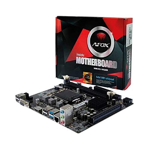 Placa Mãe H61 AFOX H61 IH61-MA5 Micro-ATX LGA1155 2ª e 3ª Ger