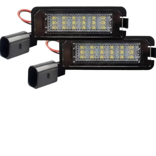 Luz de matrícula VW Polo con alta visibilidad nocturna y larga duración