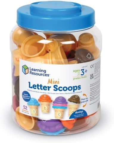 Learning Resources Mini Letter Scoops, The Original Ice Cream Letters Toy
