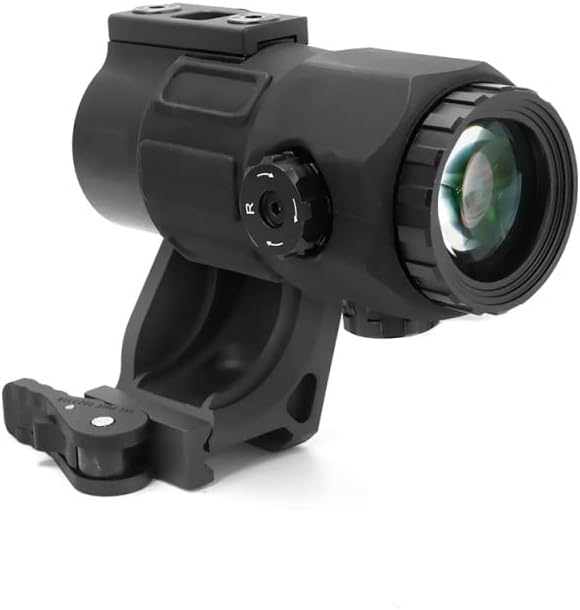 5X Magnifier with 2.26 FTC Mount Combo，Quick Release and Flip-to-Center (FTC) Mechanism，CNC 7065 Alumnium，Black/FDE/TAC