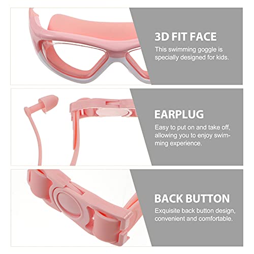 BESPORTBLE Óculos de Natação Óculos de Miopia Anti-Nevoeiro Óculos Com Fones de Ouvido À Prova D' Á