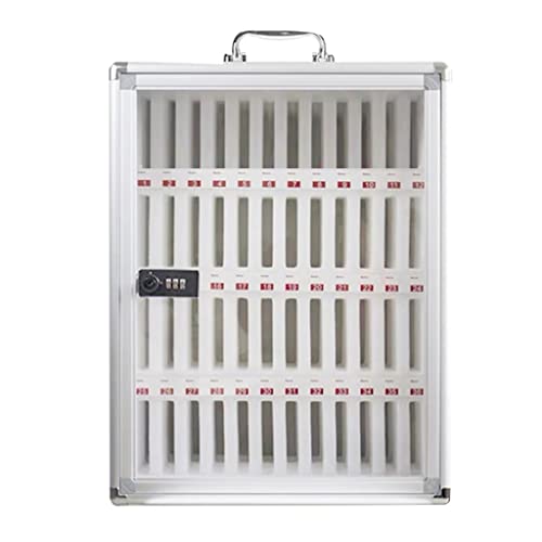 Boîte de rangement pour téléphone portable avec serrure en alliage pour conférence