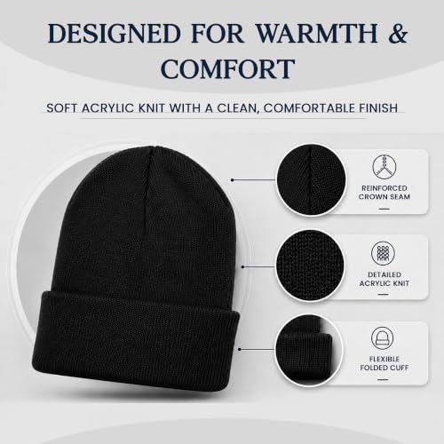 Image of Yacht & Smith Winter Beanies & Gloves For Men & Women, Warm Thermal Cold Resistant Bulk Packs