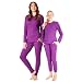 Produktbild CityComfort Passendes Pyjama Weihnachten Familie, 2-teiliger Pyjama Set Damen (Lila, M)