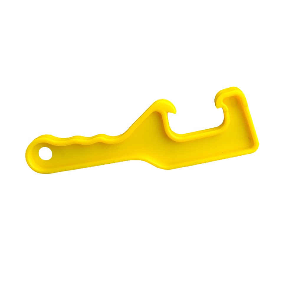 Segolike Home ABS Plastic Gallon Bucket Pail Paint Can Lid Opener Opening Tool - 21cm*6cm, Yellow-image-20