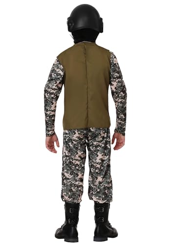 Disfraz Infantil Soldado Camuflaje XX-Large con Accesorios miniatura 5