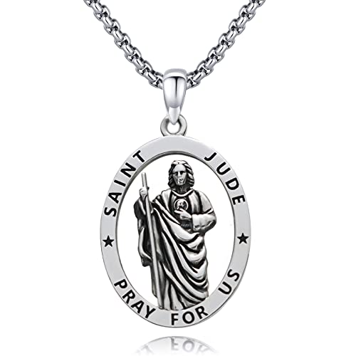 Pendentif en forme de médaille protectrice à porter au quotidien en argent