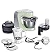 Bosch Küchenmaschine MUM5 CreationLine MUM58MG60, Edelstahl-Schüssel 3,9 L, Glasmixer 0,8 L, Planetenrührwerk, Profi-Knethaken, Schnee-, Silikonbesen, Durchlaufschnitzler, 3 Scheiben, 1000 W, mint