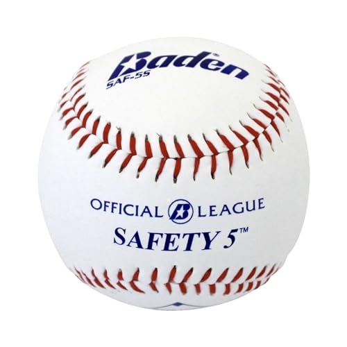 Baden Level-5 Safety Baseballs - Official Size Training Balls for Youth Players | Soft...