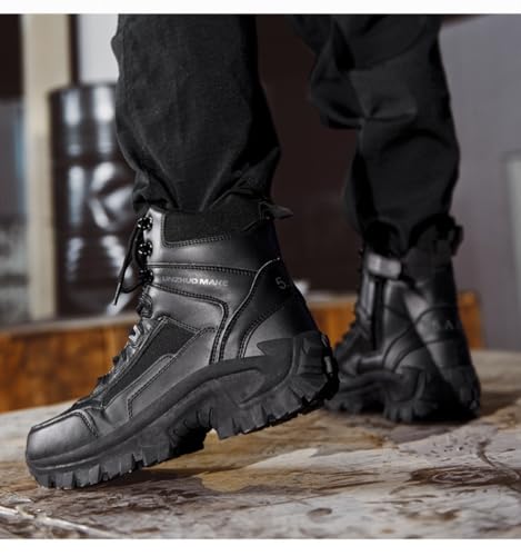 Vietnam Jungle Ankle Boots for Men Tactical Military Army All-Terrain Combat Booties Lightweight Waterproof Mid Top Non Slip Sole Outdoor Wild Climb Hik Desert Camp Airsoft Training Sports Work Shoes4