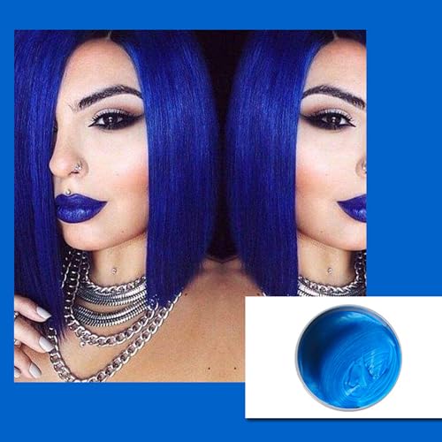 Color temporal para cabello azul en pasta miniatura 6