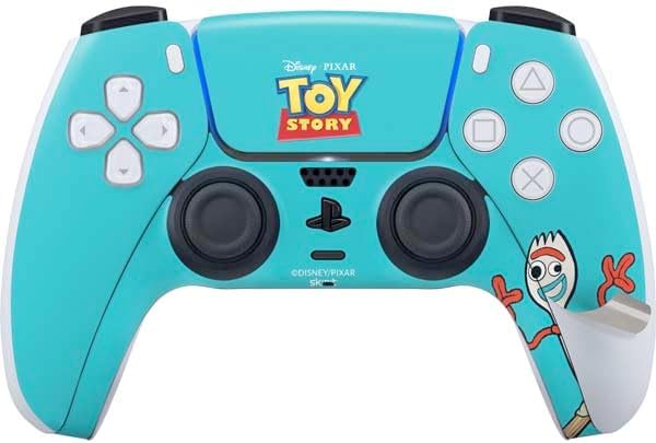 Skinit Decal Gaming Skin Compatible with PS5 Pro Bundle - Officially Licensed Disney Toy Story Forky Design