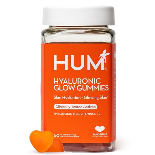 HUM HUM Hyaluronic Glow Gummies Hyaluronic Acid, Vitamin C, Tangerine, 60 Count sold by HUM Nutrition - Amazon Seller - US