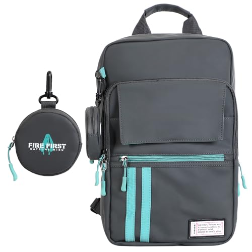 FIREFIRST Bolsa tiracolo Hatsune Miku Collaboration, Cinza, W21×H35×D8cm