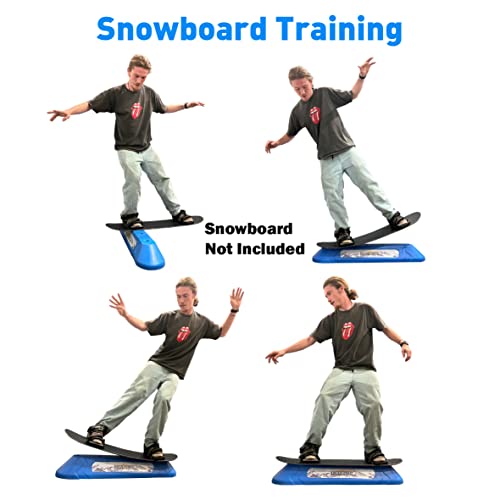 EASYGO PRODUCTS Flowboard – The Snowboard Training Tool for Jibs and Rails – 38” Long X 8” High – Durable and Strong