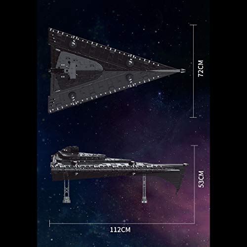 toyshop Technic Space Wars Maquette Super Star Destroyer Blocs de Construction, Énorme Sci-FI Modèle de UCS Vaisseau Spatial, Compatible avec Lego Star Wars - 10368+ Pièces