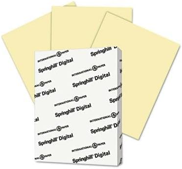 Springhill - 3 Pack - Digital Index Color Card Stock 90 Lb 8 1/2 X 11 Canary 250 Sheets/Pack Product Category: Paper & Printable Media/Cards & Card Stock