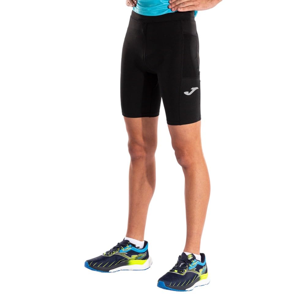 Joma Elite X Short Tights - Unisex Adult Sports Trousers Black/White