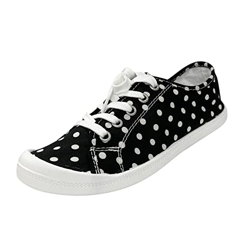 Genérico Zapatillas de Deportivas Mujer Deporte Sport Women's Positioning Outdoor Leisure Mesh Tie Casual Non Fitness Shoes Breathable Runing Women's Zapatillas Sin Cordones Zapatillas (Black, 41)