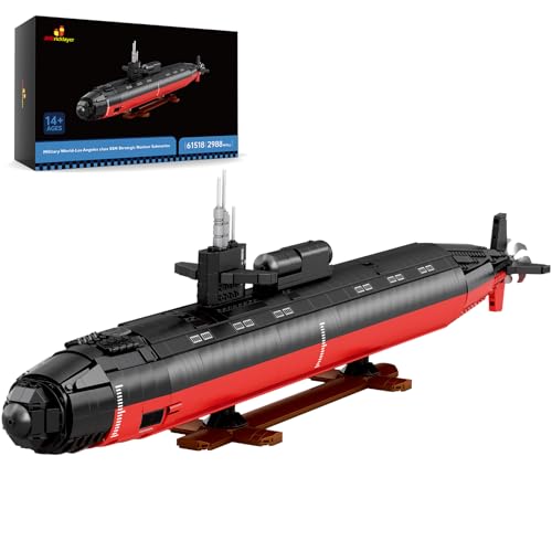JMBricklayer Ensemble de Construction de sous-Marin nucléaire pour Adultes, Jouet de Marin Militaire à l'échelle 1:125, kit de modèle