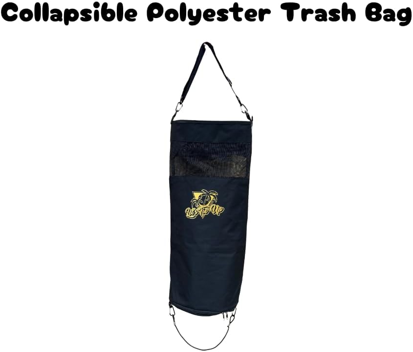 Let's Tie Up Portable Boat Trash Can | Reusable Trash Bag | Boating Storage | Fishing, Sandbar, Fishing, RV, Camping