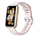 HUAWEI Band 7 Smartwatch Gesundheits- und Fitness-Tracker, schmaler Bildschirm, 2 Wochen Akkulaufzeit, SpO2- und Herzfrequenzmonitor, Schlaf-Tracking, Stressüberwachung,30 Monate Garantie, pink
