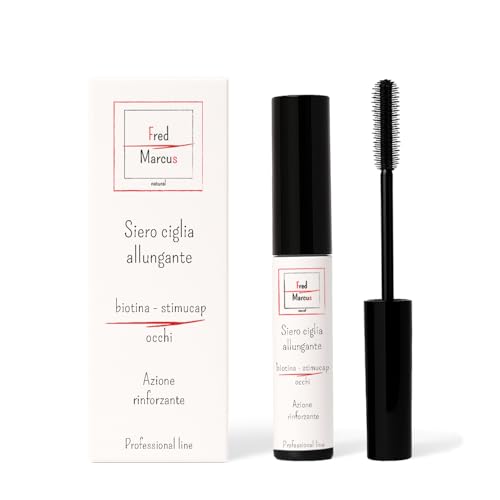 FRED MARCUS - Siero Ciglia Allungante WonderLash Look – Crescita Intensiva, Rinforzante e Nutriente – Siero per Ciglia con Biotina e Acido Ialuronico (10 ml)