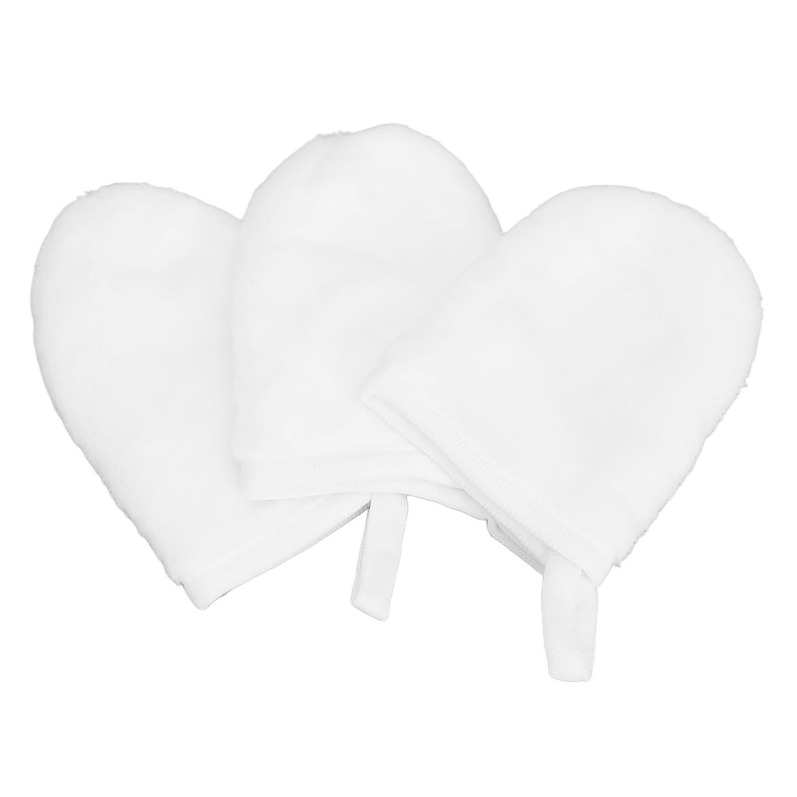 Démaquillants en Flanelle pour un Nettoyage de Maquillage Effort, 3 Pièces, Lingettes Réutilisables s