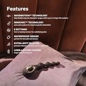 LELO SORAYA Beads, Masajeador Anal con Cuentas con Tecnología Bow-Motion y 8 Modos de Vibración, Estimulador Anal, Vibrador Anal, Bolas Anales (Violet Dusk)