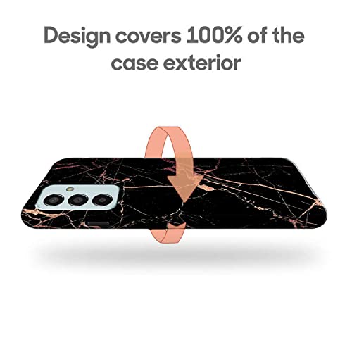Image of COLORflow Back Cover Compatible with Samsung Galaxy F13 / M13 4G | Beautiful Black Golden Marble | Designer Printed Hard CASE Bumper Back Cover Compatible with Samsung F13 / M13 4G