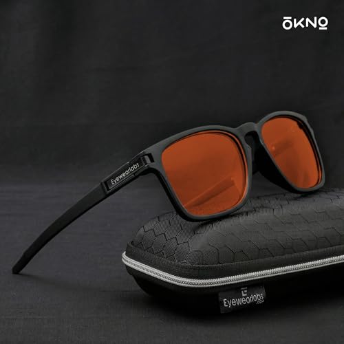 Image of Eyewearlabs Premium 100% Blue Light Glasses-100% UV&Blue Light Blocking-Sleep Better,Reduce Eye Strain -Ideal for TV,Gaming and Computer Use-Unisex-Comfortable Design | Eclipse