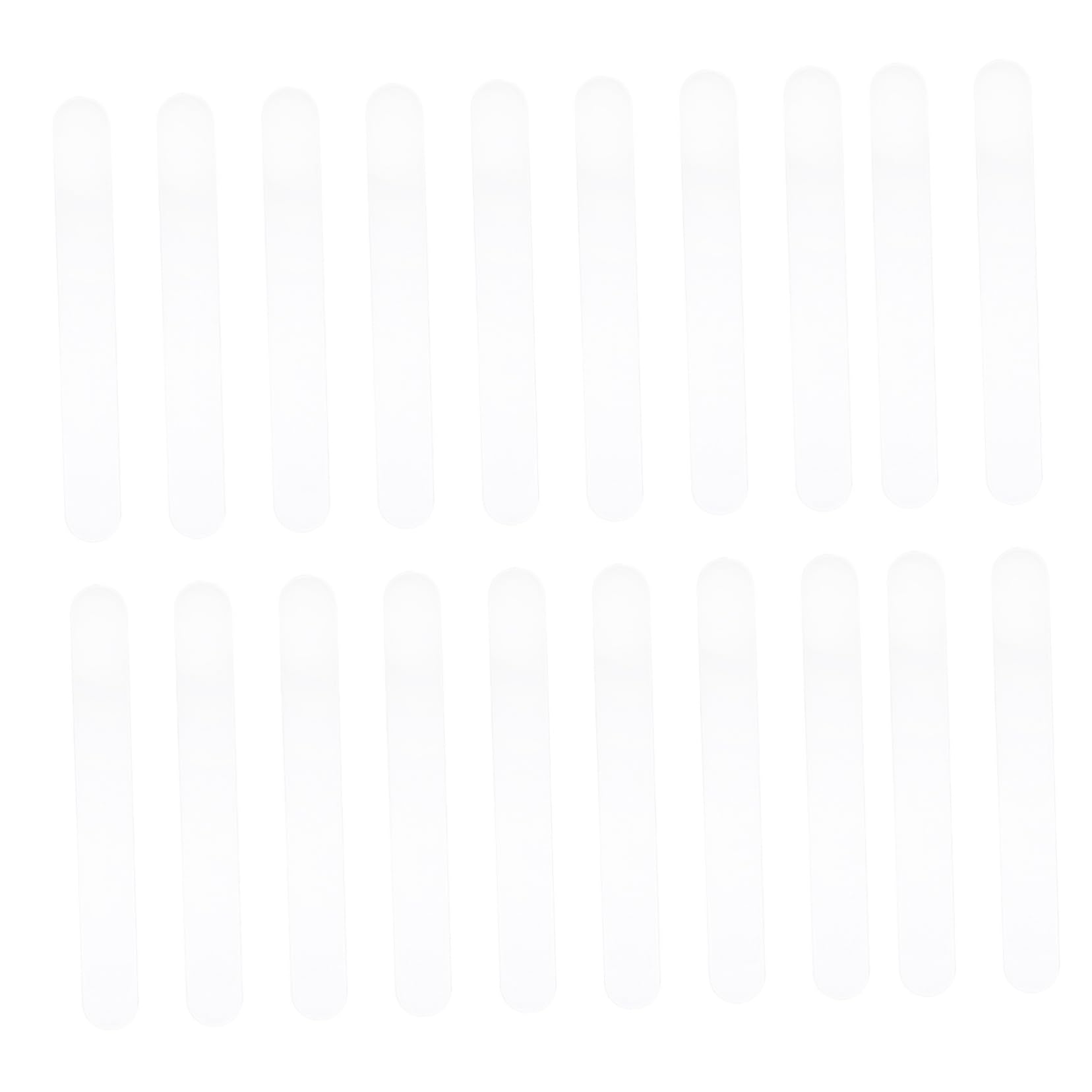 HOMOCONO 20pcs Pp Tongue Depressors Tongue Scraper for Hospitals Professional Mixing Stick