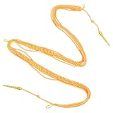 SOLUSTRE Cordón de Hombro Trenzado Dorado Adecuado para Formales Aiguillette Tradicional Diseño Cómodo y Material de Cuerda y Plástico para Uniforme de Seguridad