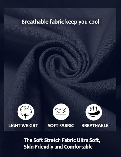 Image of FINIVO FASHION Men's Cotton Blend Solid Full Sleeve Combo Short Kurta Shirt, Regular Fit Solid Pattern Mandarin Collar Straight Kurta Shirt