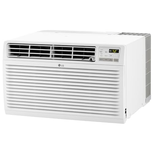Image of LG 11,800 BTU Through the Wall Air Conditioner and Wall Heater, 230 /208V, Cools 550 Sq.Ft. (22' x 25' Room Size), Perfect for Bedroom, AC Heater Unit with Remote, Multiple Speeds, 4-Way Air Deflection
