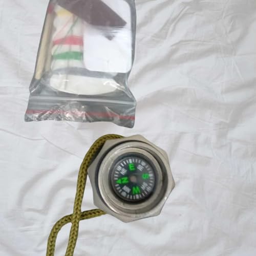 Faca Tática Esportiva Pescador, Robusta, Com Bainha e Compartimento Seceto com Búsola e Kit Sobreviv