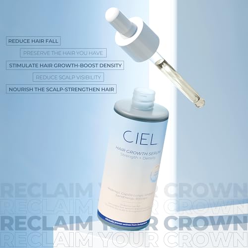 Image of CIEL Hair Growth Serum for Scalp - 60 ml | Hair Fall Control & Regrowth Treatment | No Minoxidil | 3% Redensyl, 4% Anagain, 2% Baicapil | Strengthens Roots, Scalp Nourishing Hair Serum for Men & Women | All Hair Types