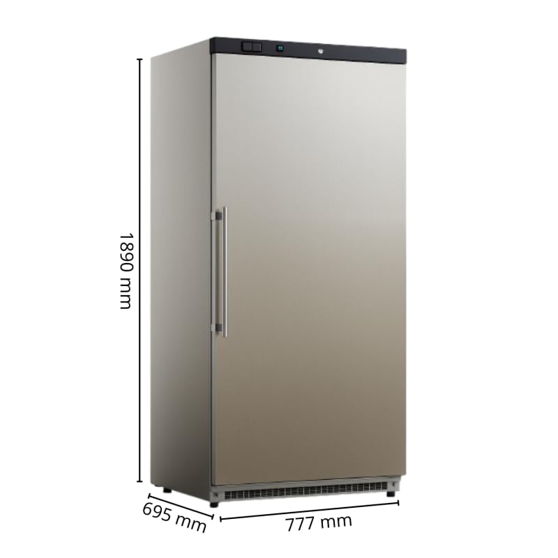 Générique Armoire Réfrigérée Négative Inox 600L - Congélateur -18°C - 1 Porte - Haute Capacité - Professionnelle