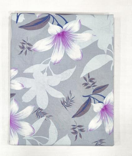 Image of Bombay Dyeing Epigram Printed Single Bed 100% Cotton Bedsheet Collection - (224X150) (F. Grey)