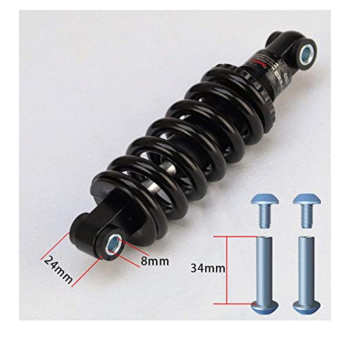 Mountain Bike Rear Shock Absorber Bicycle Rear Biliary Spring Shock,Coil Spring Black，125Mm (4.9") 160Mm(6.3") 190(7.5") 850/1000/1350Lbs (Eye-To-Eye 125Mm Spring Rates 850Lbs) #TOP4