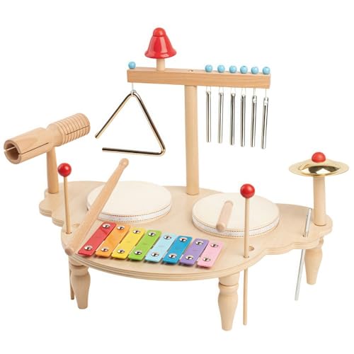 RoastMe子供用ドラムセット楽器おもちゃ、楽器おもちゃ、ドラムセット 子供、打楽器 赤ちゃん 玩具 1 2 3 4 5 歳誕生日プレゼント女の子 男の子 早期開発、幼児用ベビー音楽おもちゃ 幼児用ドラムセット 知育玩具 男の子 女の子 誕生日プレゼント